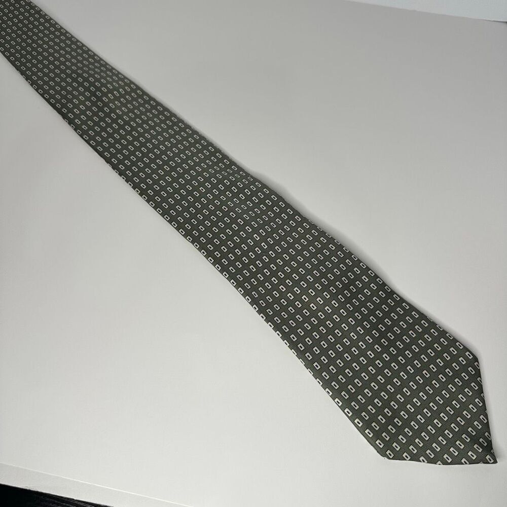 Tommy Hilfiger Green Silk Neck Tie